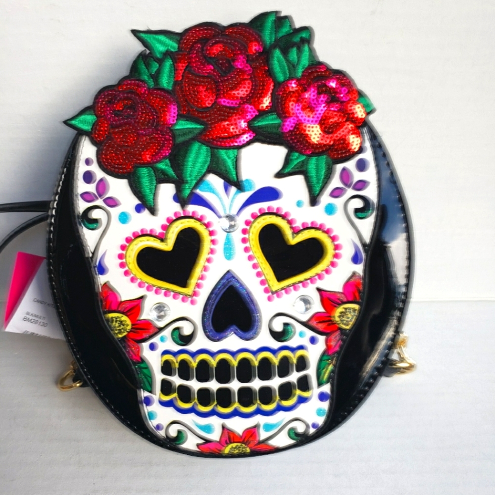 Betsey Johnson Halloween purse Sugar Skull purse